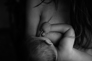 baby breastfeeding